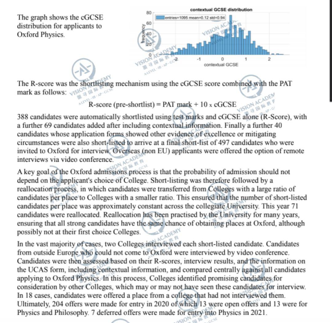 牛津首次公开录取公式,IGCSE成绩直接影响申请结果  数据 留学 牛津大学 PPE 第4张