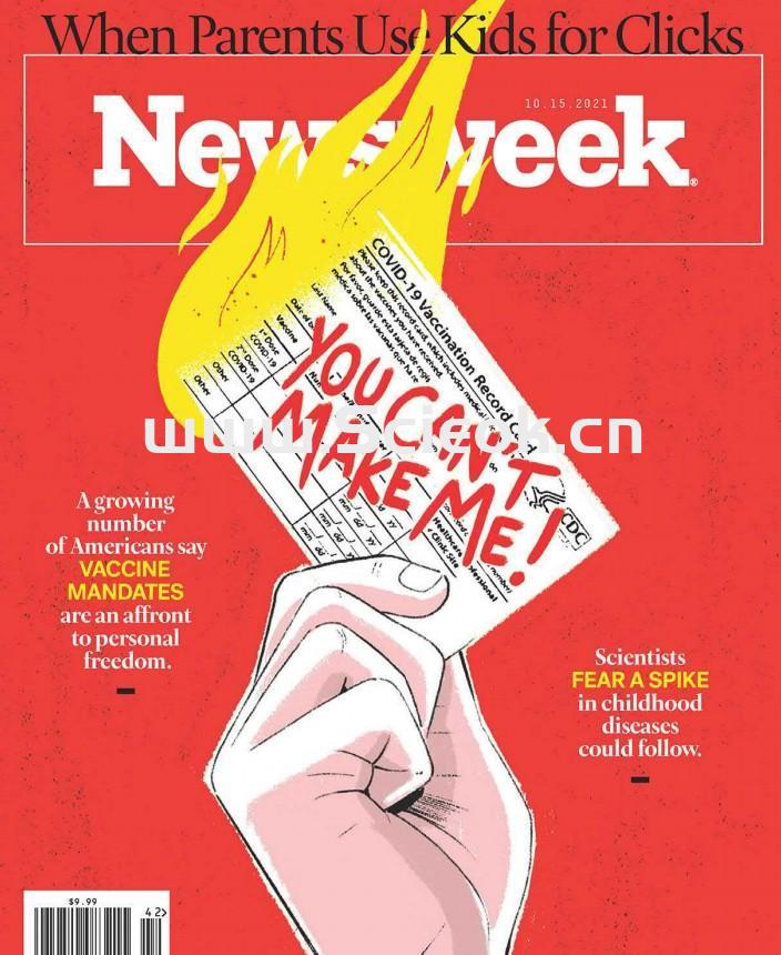 Newsweek-20211015《新闻周刊》杂志(美国版)  英文原版杂志 newsweek 新闻周刊电子版 第1张