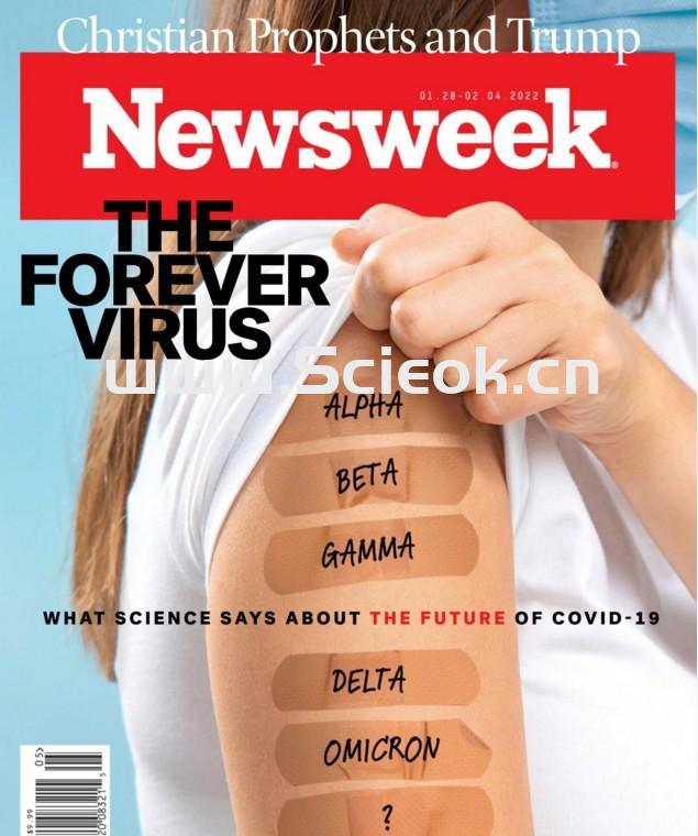 Newsweek-20220128《新闻周刊》杂志(美国版)  英文原版杂志 newsweek 新闻周刊电子版 第1张