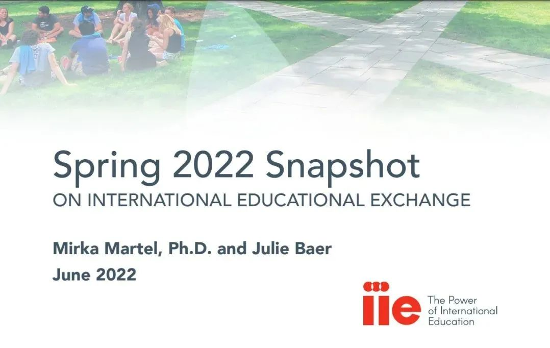 美国留学人数大反弹！国际教育协会发布2022年国际生报告